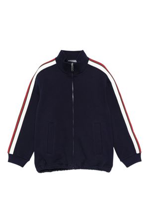 felpa in cotone blu GUCCI KIDS | 825174XJHAQ4780